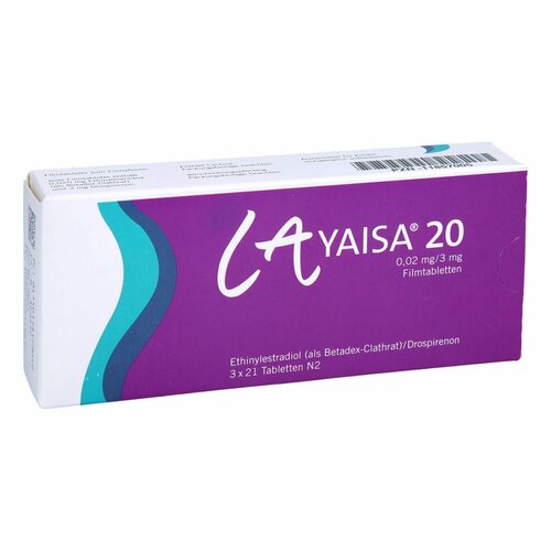LaYaisa 20 0.02 mg/3 mg Filmtabletten, 3x21 Stk., ratiopharm GmbH