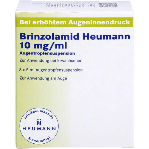 Brinzolamid Heumann 10 mg/ml Augentropfensusp., 3x5 ml, Heumann Pharma GmbH & Co. Generica KG