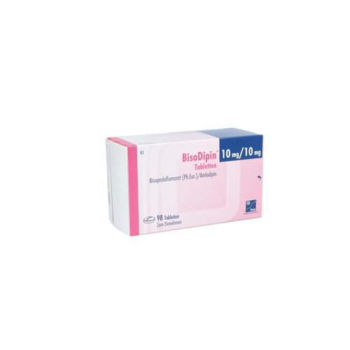 BisoDipin 10 mg/10 mg Tabletten, 98 Stk., TAD Pharma GmbH BisoDipin 10 mg/10 mg Tabletten, 98 Stk., TAD Pharma GmbH