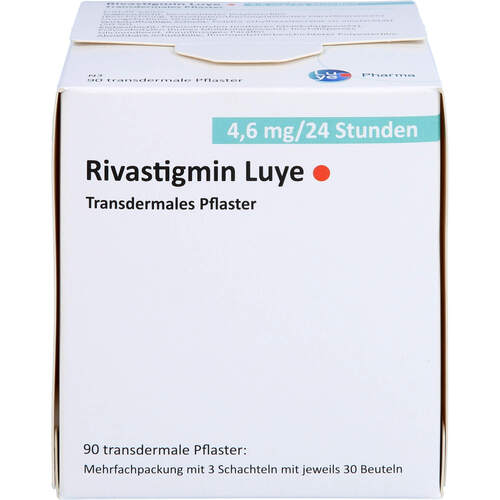 Rivastigmin Luye 4.6mg/24 Std. Transdermales Pfl., 90 Stk., Luye Pharma AG