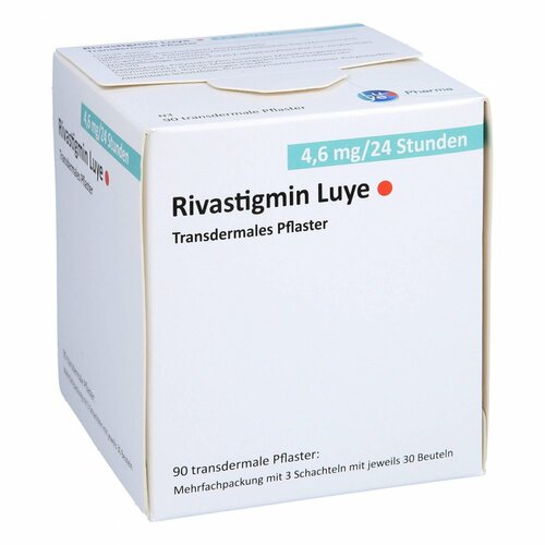 Rivastigmin Luye 4.6mg/24 Std. Transdermales Pfl., 90 Stk., Luye Pharma AG