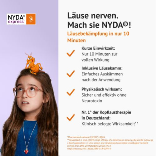 NYDA express gegen L&auml;use & Nissen, 50 ml, G. Pohl-Boskamp GmbH & Co. KG