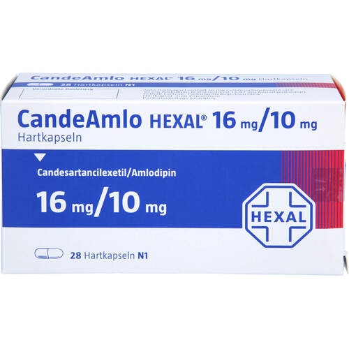 CandeAmlo HEXAL 16 mg/10 mg Hartkapseln, 28 ST, HEXAL AG