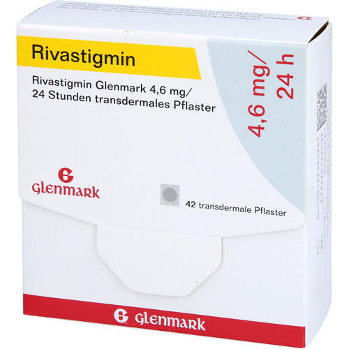 Rivastigmin Glenmark 4.6 mg/24 Std.transd.Pflaster, 42 Stk., Glenmark Arzneimittel GmbH