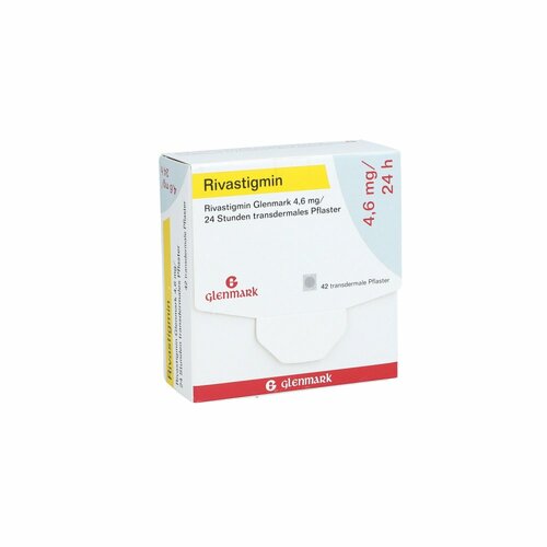 Rivastigmin Glenmark 4.6 mg/24 Std.transd.Pflaster, 42 Stk., Glenmark Arzneimittel GmbH