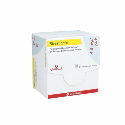 Rivastigmin Glenmark 4.6 mg/24 Std.transd.Pflaster, 84 Stk., Glenmark Arzneimittel GmbH