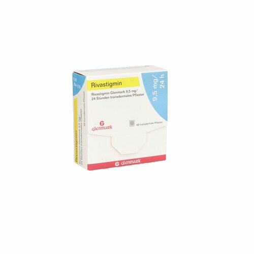 Rivastigmin Glenmark 9.5 mg/24 Std.transd.Pflaster, 42 ST, Glenmark Arzneimittel GmbH