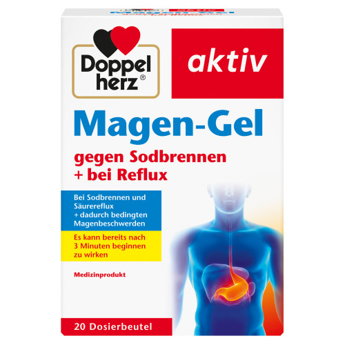 Doppelherz Magen-Gel gegen Sodbrennen + bei Reflux, 20 Stk., Queisser Pharma GmbH & Co. KG