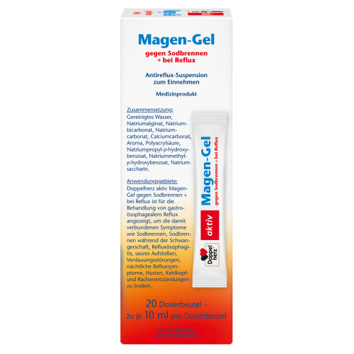 Doppelherz Magen-Gel gegen Sodbrennen + bei Reflux, 20 Stk., Queisser Pharma GmbH & Co. KG