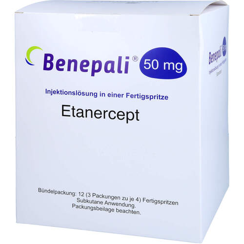 BENEPALI 50 mg Injektionslösung i.e.Fertigspritze, 12 Stk., Axicorp Pharma GmbH