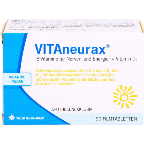 VITAneurax B-Vitamine + D3, 90 Stk., neuraxpharm Arzneimittel GmbH
