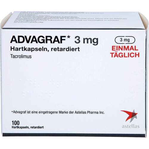 ADVAGRAF 3 mg Hartkapseln retardiert, 100 Stk., Pb Pharma GmbH