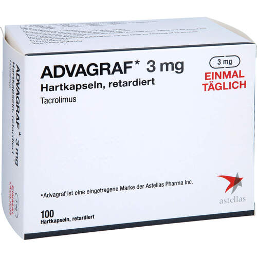 ADVAGRAF 3 mg Hartkapseln retardiert, 100 Stk., Pb Pharma GmbH
