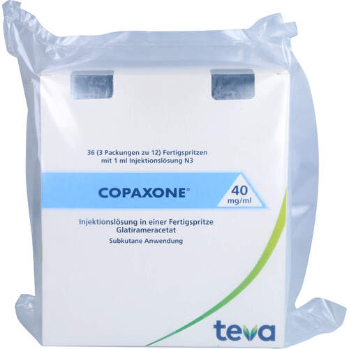 Copaxone 40 mg/ml Injektionslösung Fertigspritzen, 36 Stk., Haemato Pharm GmbH