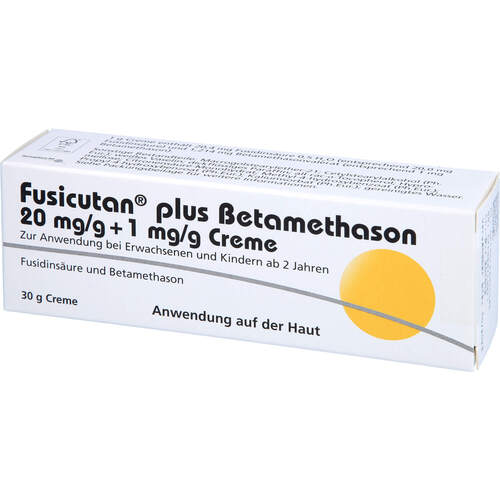 Fusicutan plus Betamethason 20 mg/g + 1 mg/g Creme, 30 g, Dermapharm AG