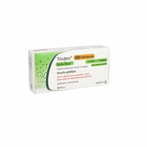 TOUJEO 300E/ml SoloStar Inj.-Lsg.i.e.Fertigpen B, 10x1,5 ml, Docpharm GmbH