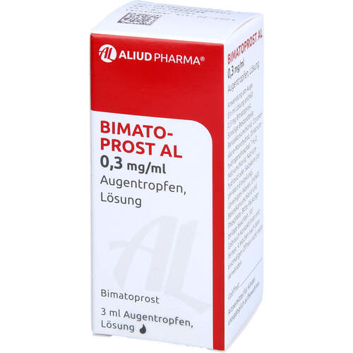 Bimatoprost AL 0.3 mg/ml Augentropfen Lösung, 1x3 ml, Aliud Pharma GmbH