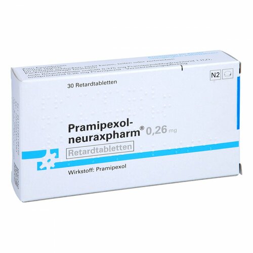 Pramipexol-neuraxpharm 0.26 mg, 30 Stk., neuraxpharm Arzneimittel GmbH