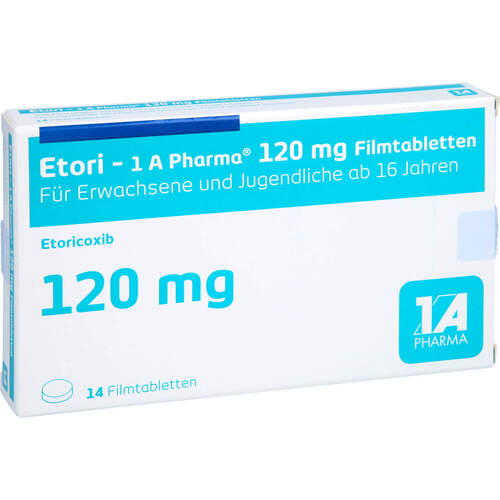 Etori - 1 A Pharma 120 mg Filmtabletten, 14 Stk., 1 A Pharma GmbH