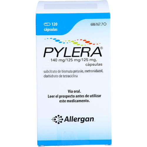 PYLERA 140 mg/125 mg/125 mg Hartkapseln, 120 Stk., Aca Müller/Adag Pharma AG