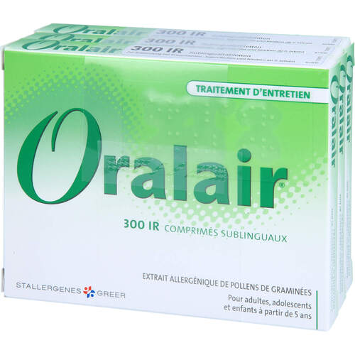 Oralair 300IR Forts.Gräser Sublingualtabletten, 90 Stk., Emra-Med Arzneimittel GmbH