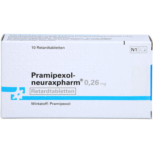 Pramipexol-neuraxpharm 0.26 mg, 10 Stk., neuraxpharm Arzneimittel GmbH