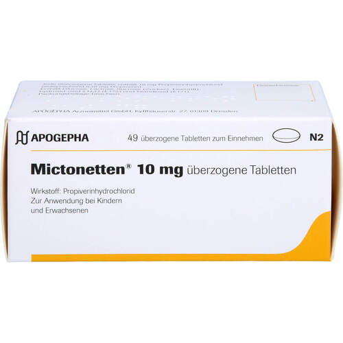 Mictonetten 10 mg, 49 Stk., Apogepha Arzneimittel GmbH