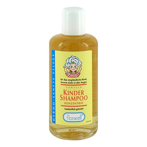 Vanilla Kinder Shampoo Floracell Glas 200ml, 200 ml, Runika