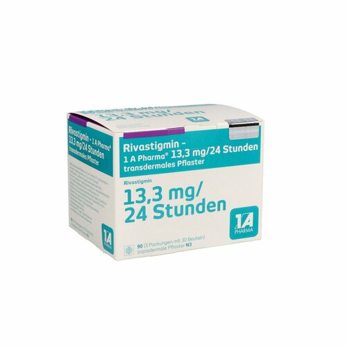 Rivastigmin - 1 A Pharma 13.3mg/24 Std. transd Pfl, 90 ST, 1 A Pharma GmbH