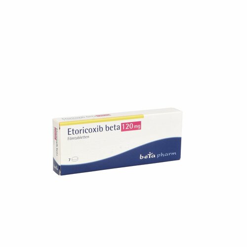 Etoricoxib beta 120 mg Filmtabletten, 7 ST, betapharm Arzneimittel GmbH