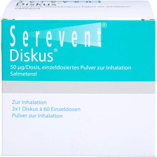 Serevent Diskus 60 Einzeldos.Pulver, 2 ST, Axicorp Pharma GmbH