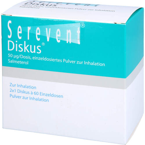 Serevent Diskus 60 Einzeldos.Pulver, 2 ST, Axicorp Pharma GmbH