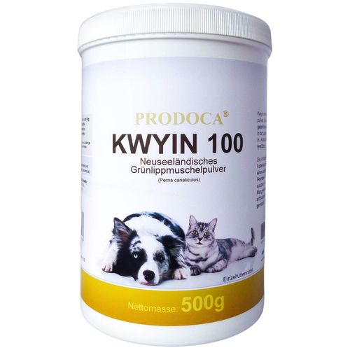 Gr&uuml;nlippenmuschel KWYIN 100 Hund/Katze, 500 g, PRODOCA Knut G&uuml;nther e.K.
