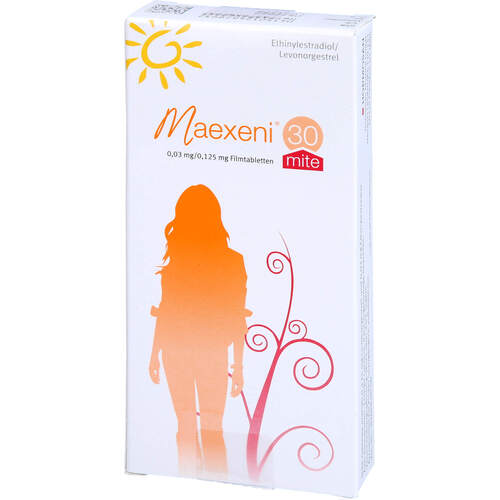 Maexeni 30 mite 0.03mg/0.125mg Filmtabletten, 1x21 Stk., Hormosan Pharma GmbH
