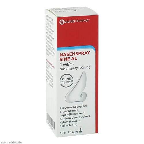 Nasenspray sine AL 1 mg/ml Nasenspray, 10 ML, Aliud Pharma GmbH