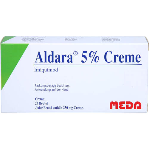 Aldara 5% Creme Sachets, 24 ST, Axicorp Pharma GmbH