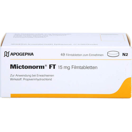 Mictonorm FT, 49 ST, Apogepha Arzneimittel GmbH