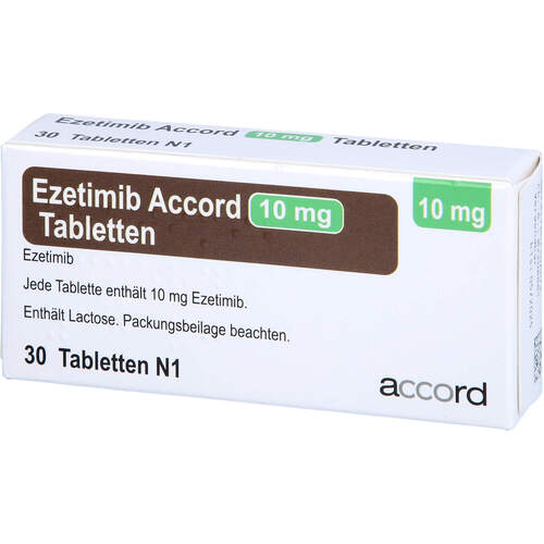 Ezetimib Accord 10 mg Tabletten, 30 Stk., Accord Healthcare GmbH