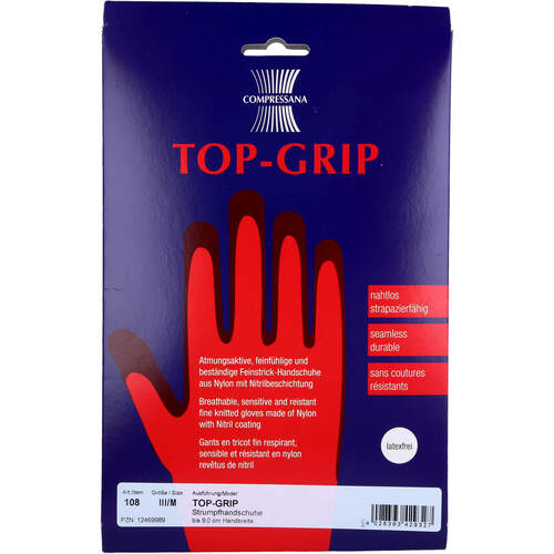 COMPRESSANA TOP-GRIP Feinstrickhandsch. Gr. III, 2 Stk., Compressana GmbH