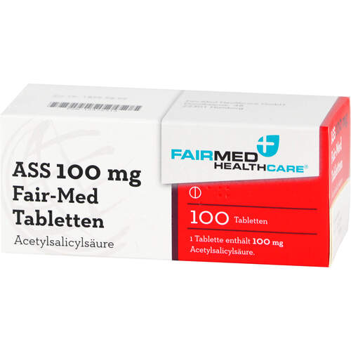 ASS 100 Fair-Med Tabletten, 100 Stk., Fair-Med Healthcare GmbH