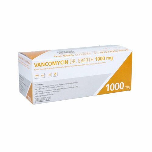 Vancomycin Dr. Eberth 1.0 g, 10 Stk., Dr. Friedrich Eberth Arzneimittel GmbH