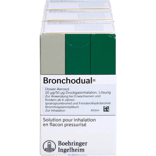 Bronchodual, 3x10 ml, kohlpharma GmbH Bronchodual, 3x10 ml, kohlpharma GmbH