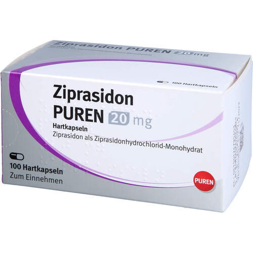Ziprasidon PUREN 20 mg Hartkapseln, 100 Stk., PUREN Pharma GmbH & Co. KG