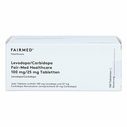 Levodopa/Carbidopa Fair Med Healthcare 100mg/25mg, 100 Stk., Fairmed Healthcare GmbH
