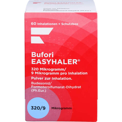 Bufori Easyhaler 320/9ug 60 Dosen + Schutzbox, 1 Stk., ORION Pharma GmbH