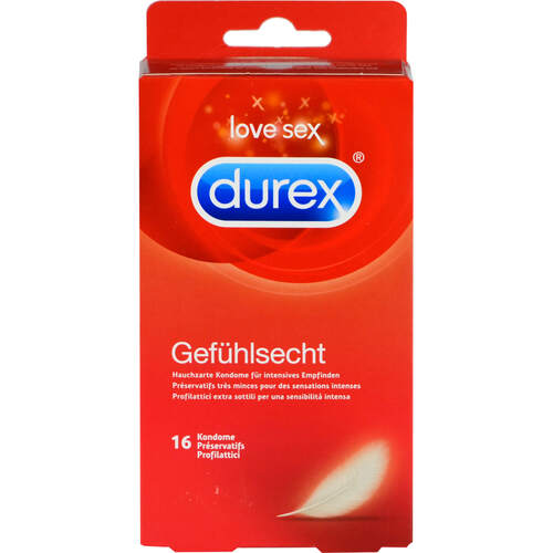 DUREX Gefühlsecht Kondome, 16 Stk., Reckitt Benckiser Deutschland GmbH