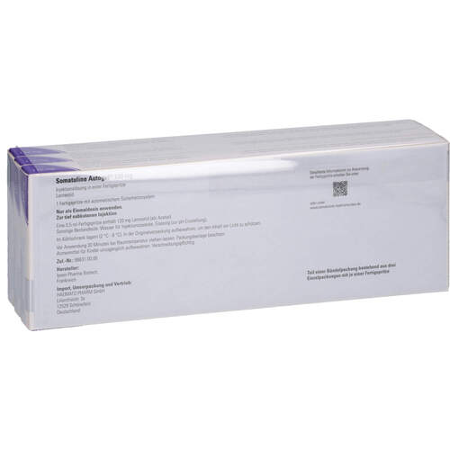 Somatuline Autogel 120 mg Inj.-Lsg.i.e.Fertigspr., 3 Stk., Haemato Pharm GmbH