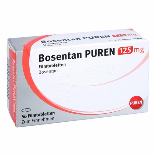 Bosentan PUREN 125 mg Filmtabletten, 56 ST, PUREN Pharma GmbH & Co. KG