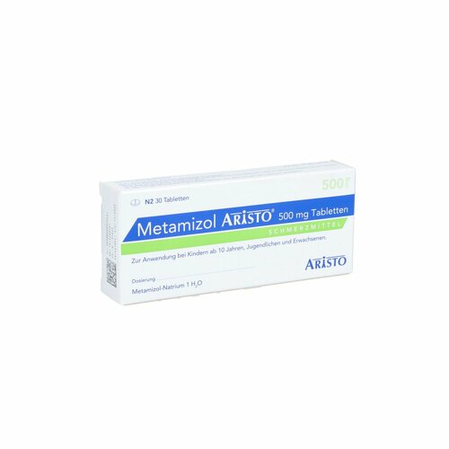 Metamizol Aristo 500mg Tabletten, 30 ST, Aristo Pharma GmbH