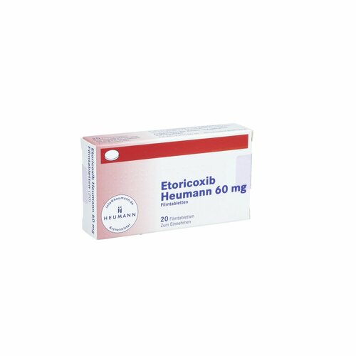 Etoricoxib Heumann 60 mg Filmtabletten, 20 ST, Heumann Pharma GmbH & Co. Generica KG